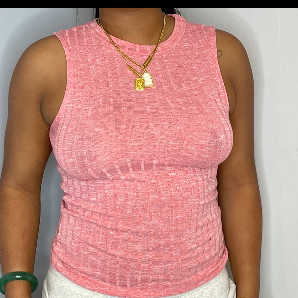 Red tank top
